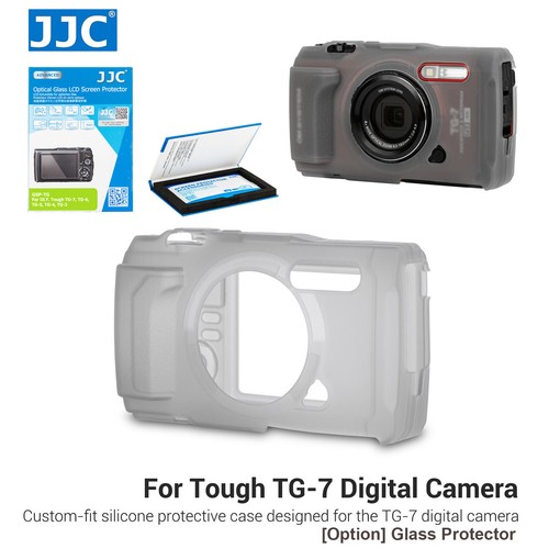 Silicone Soft Cover For Olympus OM SYSTEM Tough TG-7 Digital Camera Shockproof - Picture 17 of 17
