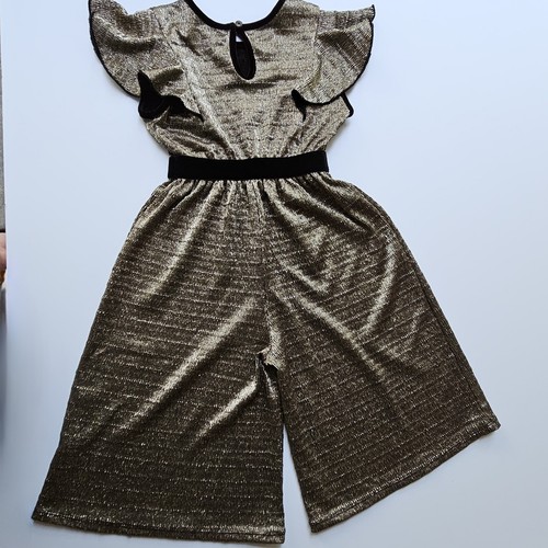Metallic Jumpsuit Lot (2) Size 4T Art Class Gold Wonder Nation Purple Romper - Picture 7 of 24