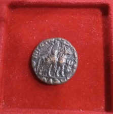 Kushan Empire. Vima Takto (Soter Megas). Circa AD 80-100  copper tetradrachm. Æ