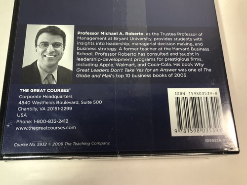 The Great Courses The Art of Critical Decision Making DVDs + Guidebook Teaching - Bild 9 von 17