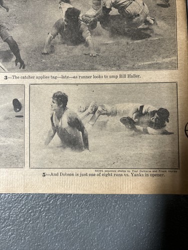 17/07/70 Thurman Munson Daily News Periódico Yankees Año Novato - Imagen 5 de 8