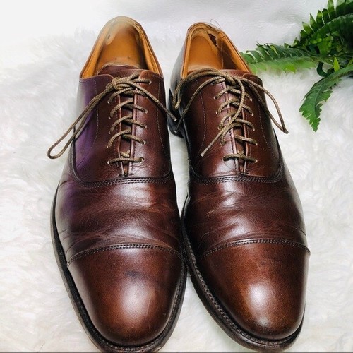 Allen Edmond brown leather shoes size 11