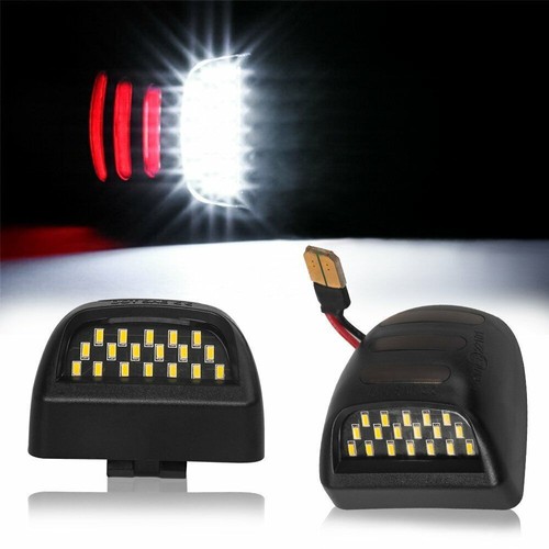 2X LED License Plate Lights For Silverado Tahoe Sierra Yukon Escalade EXT ESV - Picture 3 of 11