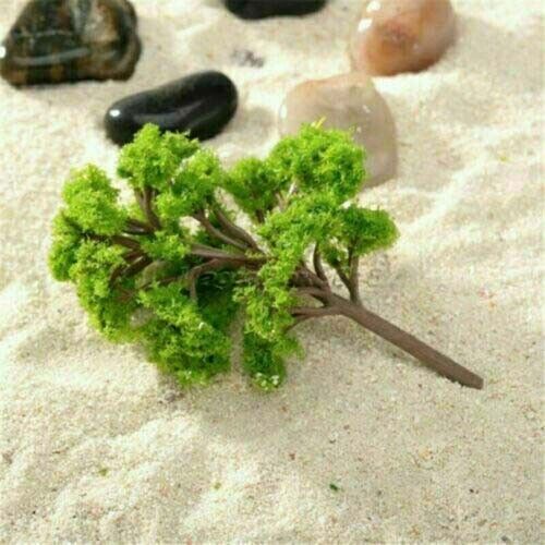 50Pcs HO Scale Model Trees Train Railroad Wargame Park Landscape Scenery 55mm US - Picture 8 of 13