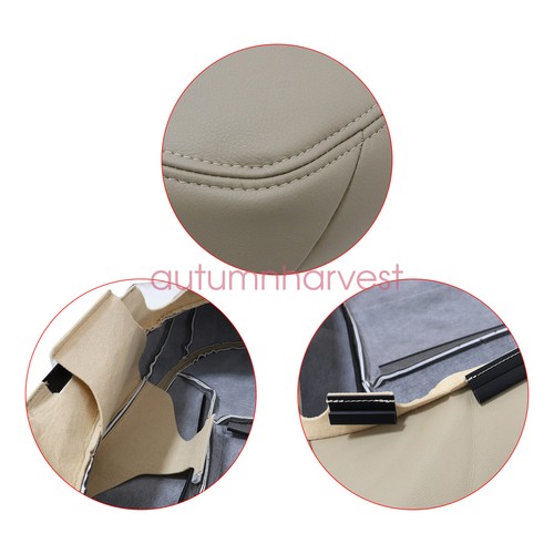 Front Bottom & Top Seat Cover Tan For 2009-2013 Mercedes Benz ML320 ML350 ML550 - Picture 20 of 24