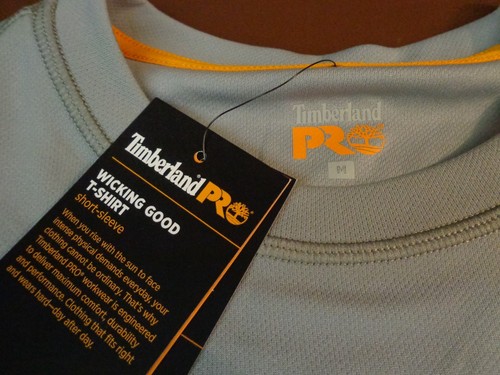 Timberland PRO Men's Wicking Good T-Shirt Wild Dove  Medium   New with Tags  o0 - Picture 2 of 5