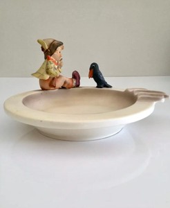hummel ashtray boy with bird