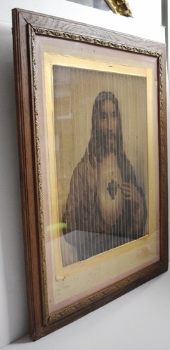 Reliquie Reliquie optisches Spiel FARBLITHOGRAPHIE ANNAHME B.M.V Jesus 1800 - Bild 2 von 4