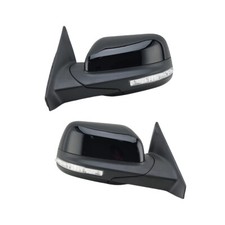Left & Right Black Door Wing Mirror For Ford Explorer 2011-2015 Heated Electric