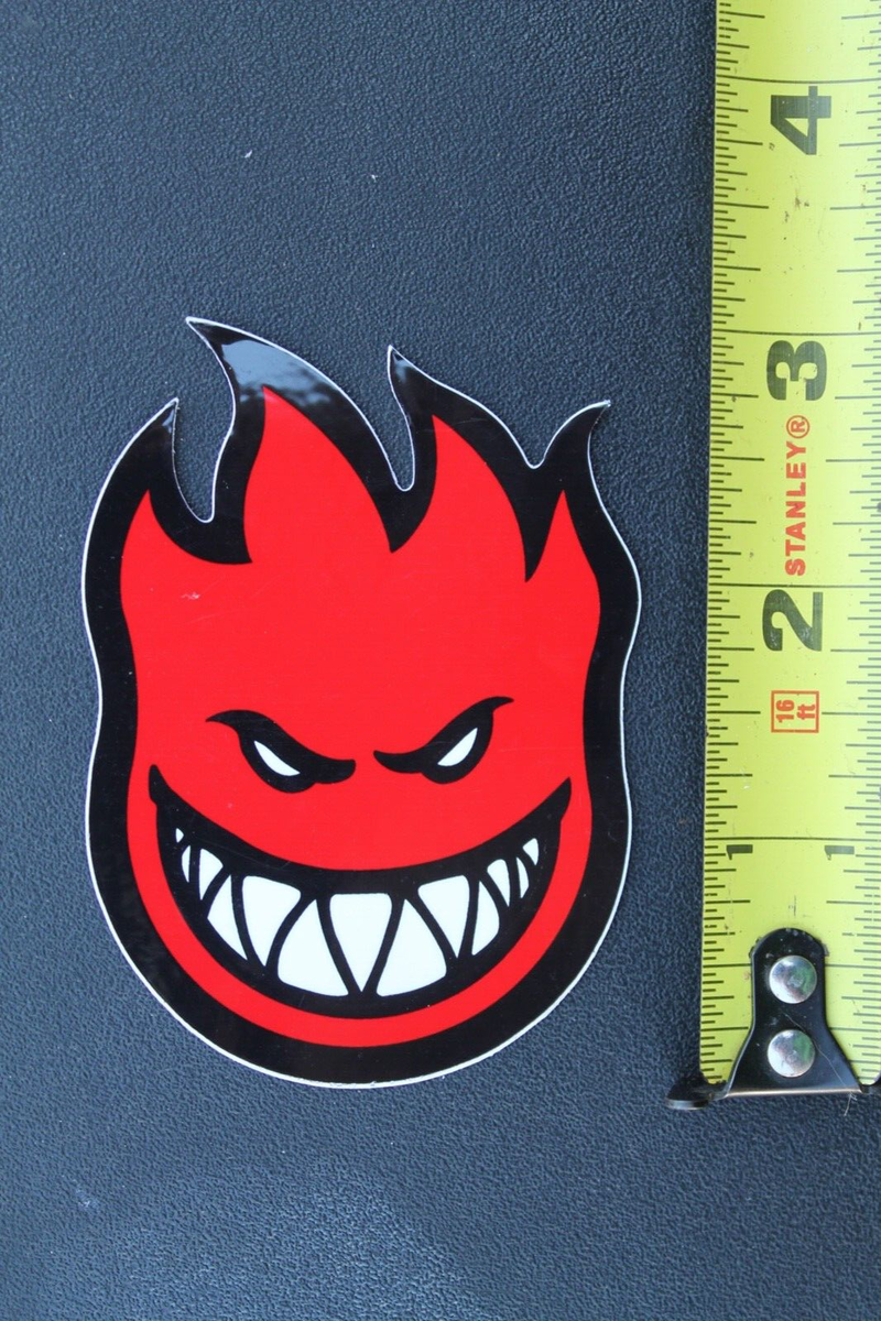 SPITFIRE Wheels Grey Evil Smile Fire Flame Face OG Vintage SPITFIRE Wheels Grey Evil Smile Fire Flame Face OG Vintage