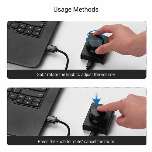 USB Volume Controller Audio Adjuster Video PC Computer Speaker Switch Control - 第 4/6 張圖片