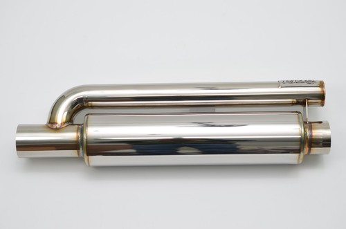 1320 ultra quiet QW resonator muffler stainless steel universal 2.5" inlet & out - Picture 3 of 24