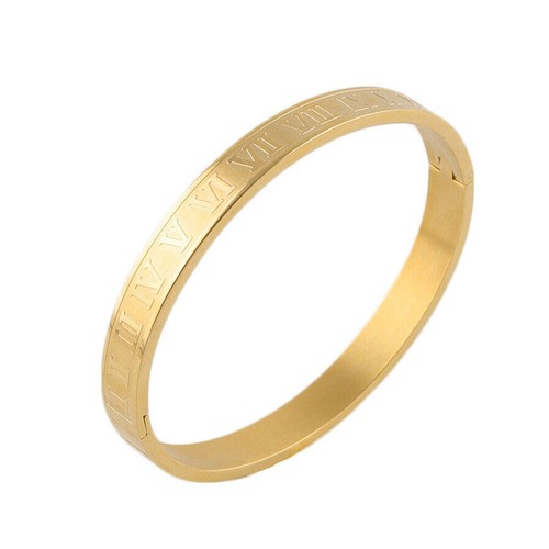 Luxury Men Cubic Zirconia Queen & King Crown Bracelet Roman Numerals Cuff Bangle - Picture 24 of 25