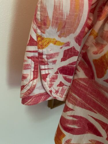 Giacca blazer Hearts Of Palm rosa arancione, maniche 3/4 taglia 20W Golden Girls - Foto 2 di 7