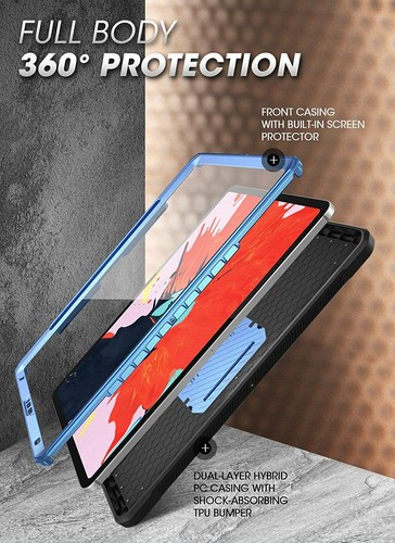SUPCASE for Apple iPad Pro 12.9" 2020, Full-Body Screen Case Hard Stand Cover - Picture 21 of 27