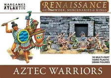 Wargames Atlantic Aztec Warriors 30x Historical Miniatures FREE POST