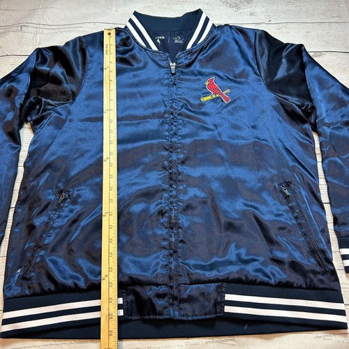 St Louis Cardinals Jacket by Antigua Blue MLB Men's Size XL - Picture 4 of 9
