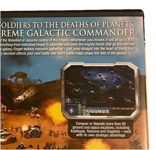 Star Wars Empire At War PC 2006 Videojuego Completo 2 Discos Set CD ROM 06 Windows - Imagen 14 de 23