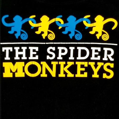 T-Shirt Medium Damen The Spider Monkeys schwarz Tshirt - Bild 2 von 4