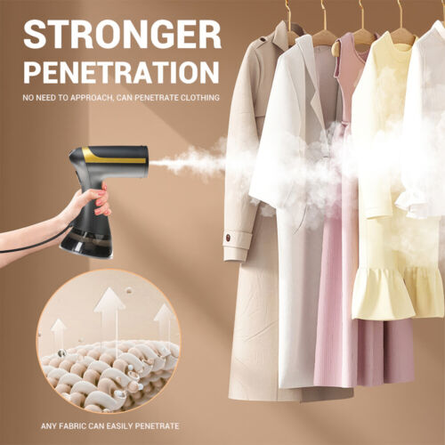 2-in-1 Steamer Iron for Clothes Portable HandHeld Travel Garment Steamer 1500W - Picture 4 of 14