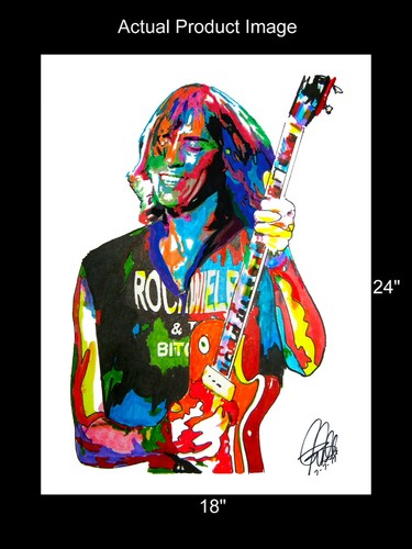 Tom Scholz Boston Guitar Rock Music Print Poster Wall Art 18x24 - Picture 3 of 7