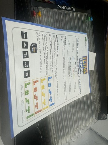 Tetris Link Complete Game Rare Discontinued Fun Game Look At Pictures - Picture 6 of 6