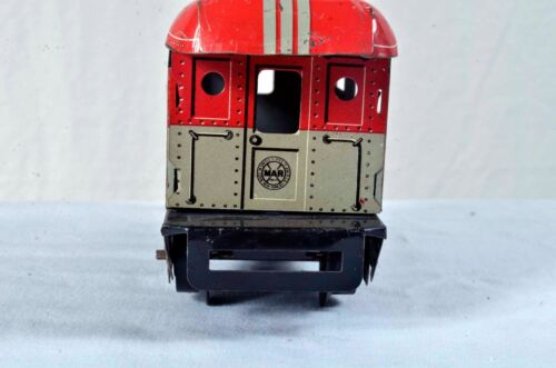 Vintage Marx Tin NYC 20102 Caboose, O Gauge, Made in USA - Picture 6 of 6