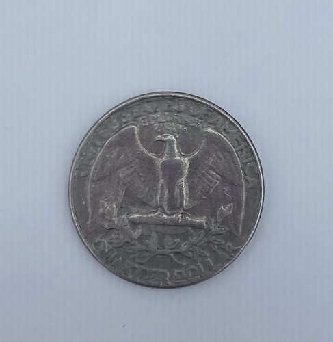 1974 Washington Quarter Dollar Coin Circulated No Mint Mark Error - Picture 2 of 2