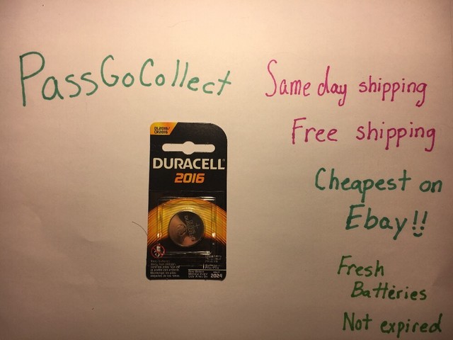 Long Lasting Battery Duracell 2016 3v Lithium Coin Battery 1 Count