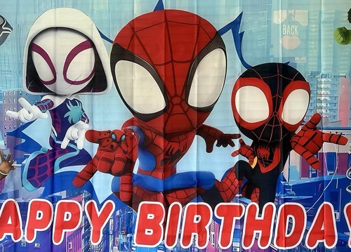 Spidey & His Amazing Friends Birthday Party Supplies Backdrop Banner Balloons - Picture 4 of 19