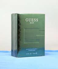 GUESS Man 2.5oz Men's Eau de Toilette Spray - Made in USA - NEW  SEALED