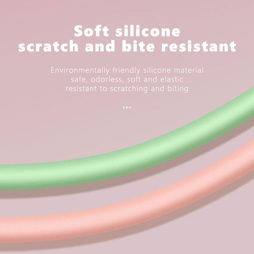 Coda di topo simulata gatto giocattolo gatto teaser divertente bastone silicone coda lunga N EW I7U4 - Foto 9 di 17
