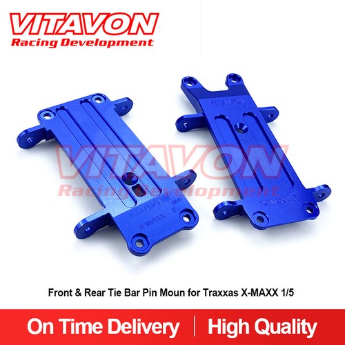 Vitavon CNC Alu 7075 Front Rear Tie Bar Pin Mount For X-MAXX XRT 1/5 4 colors - Picture 5 of 12