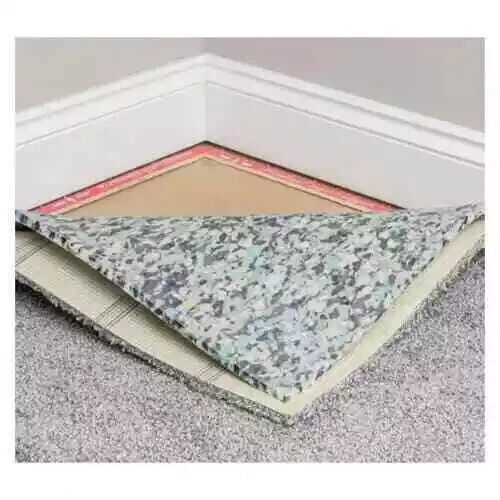 15m2 ROLL 8MM THICK CARPET UNDERLAY UK MANUFACTURED SOFT LUXURY HIGH DENSITY - Picture 4 of 5