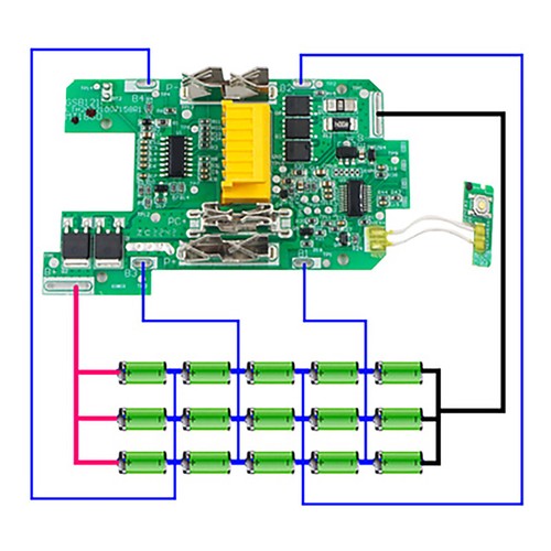 PCB Board Battery Housing Set for MAKITA 18V 9Ah Li-ion Battery Repair Accessory - Picture 7 of 10