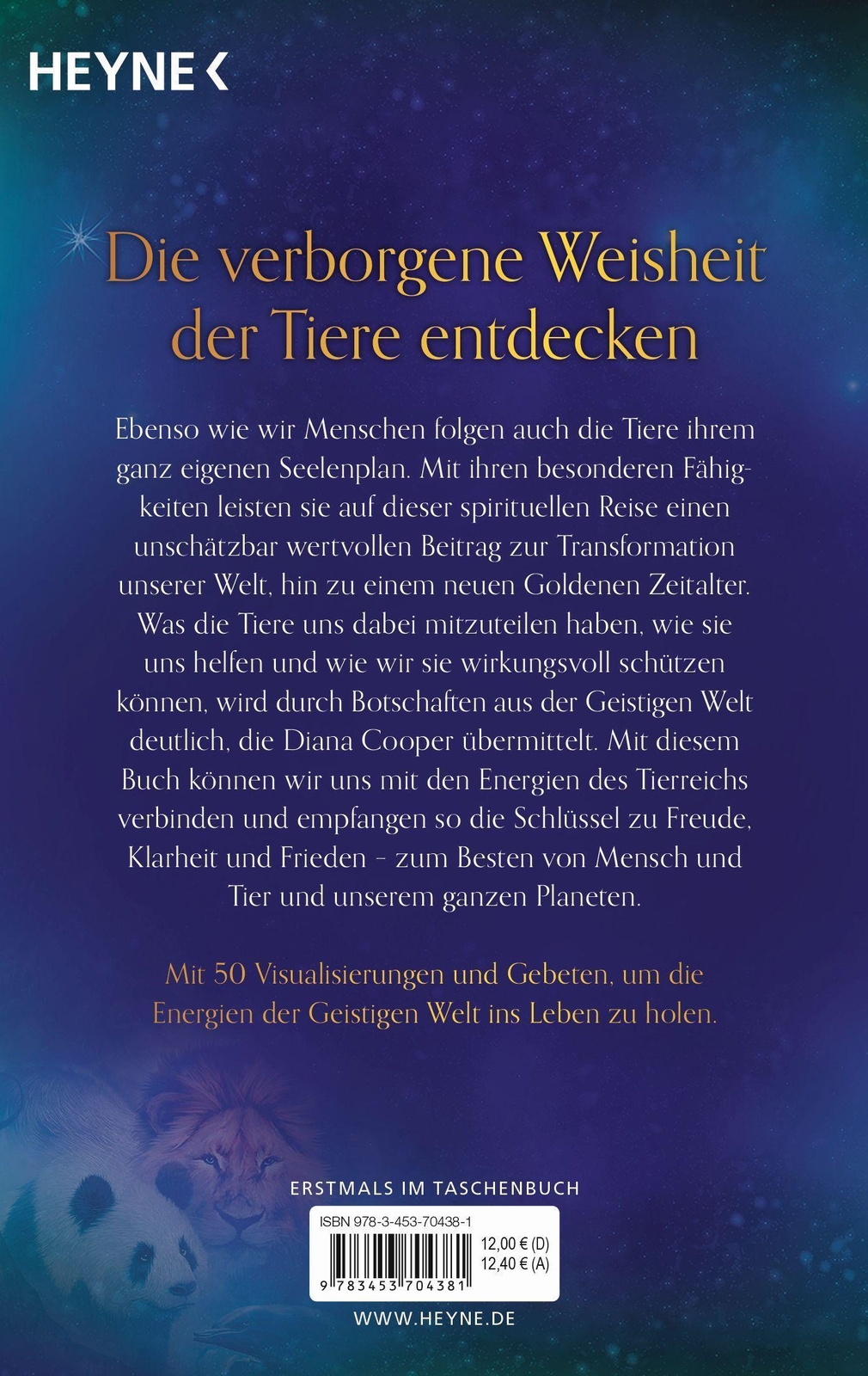Thumbnail - Die Botschaft Der Tiere | Diana Cooper | Taschenbuch | 320 S. |