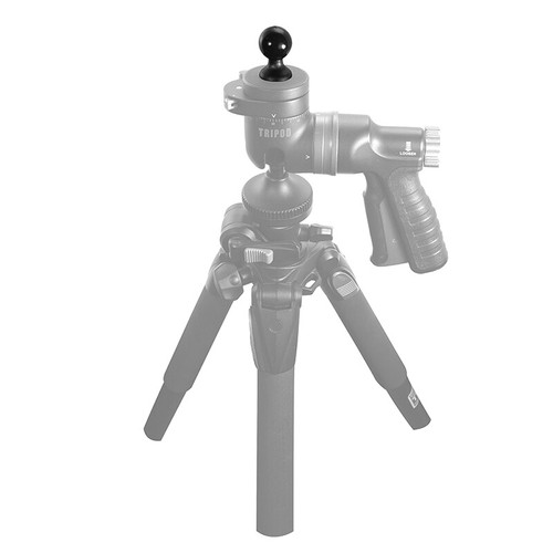 Trípode hembra con rosca de 1/4"-20 / montaje de perno monópode con bola giratoria de 22 mm - Imagen 4 de 5