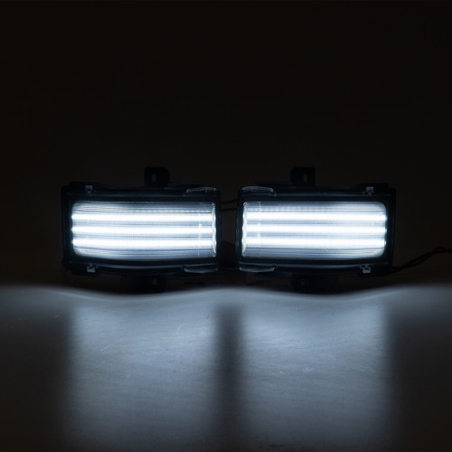 Pair LED Dynamic Side Mirror Light for Ford Super Duty F-250 F-350 F-450 2017-23 - Picture 4 of 12