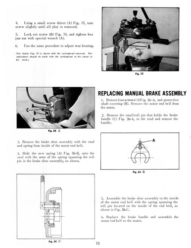 Rockwell Delta 12" Radialarmsäge Anleitung & Teileliste Handbuch #1961 - Bild 9 von 12