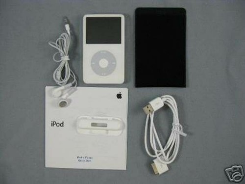 Apple iPod 30 GB MP3 Lettore video fotografico bianco MA444LL - Foto 5 di 7