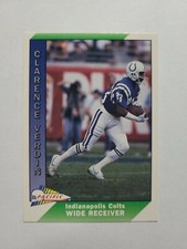 CLARENCE VERDIN 1991 PACIFIC FOOTBALL CARD # 201 E5972
