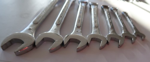 Ace Hardware 7 Piece Combination Wrenches 3/8 1/2 9/16 5/8 11/16 3/4 13/16 - Picture 6 of 7