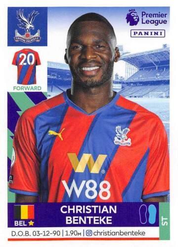 COLECCIÓN DE PEGATINAS PANINI PREMIER LEAGUE 2022 21/22 #1 - #225 (Arsenal - Palacio) - Imagen 220 de 226