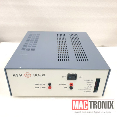 ASM 01-87650 Rev A SG-39 Controller Applicable For EAGLE60