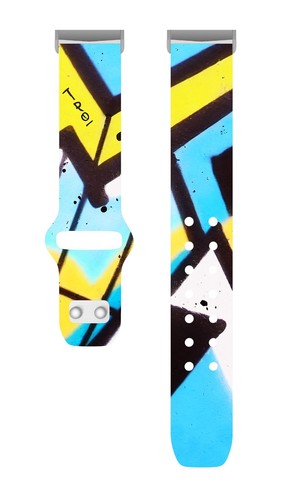 Correa de reloj Graffiti HD compatible con FitBit Versa 3 y Sense - Imagen 7 de 34