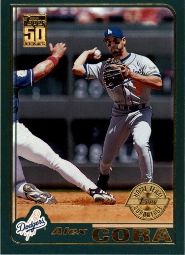 2001 Topps MLB Home Team Advantage Alex Cora #581 - Picture 1 of 2