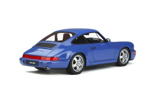 Coche modelo Porsche 911 964 Carrera RS 1992 1/18 resina azul de GT Spirit GT887 - Imagen 6 de 11