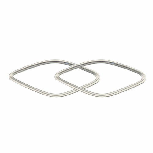 Fit For Audi A3 S3 2014-2020 Silver Steel Dashboard Upper Air Outlet Vent Trim - Picture 2 of 8