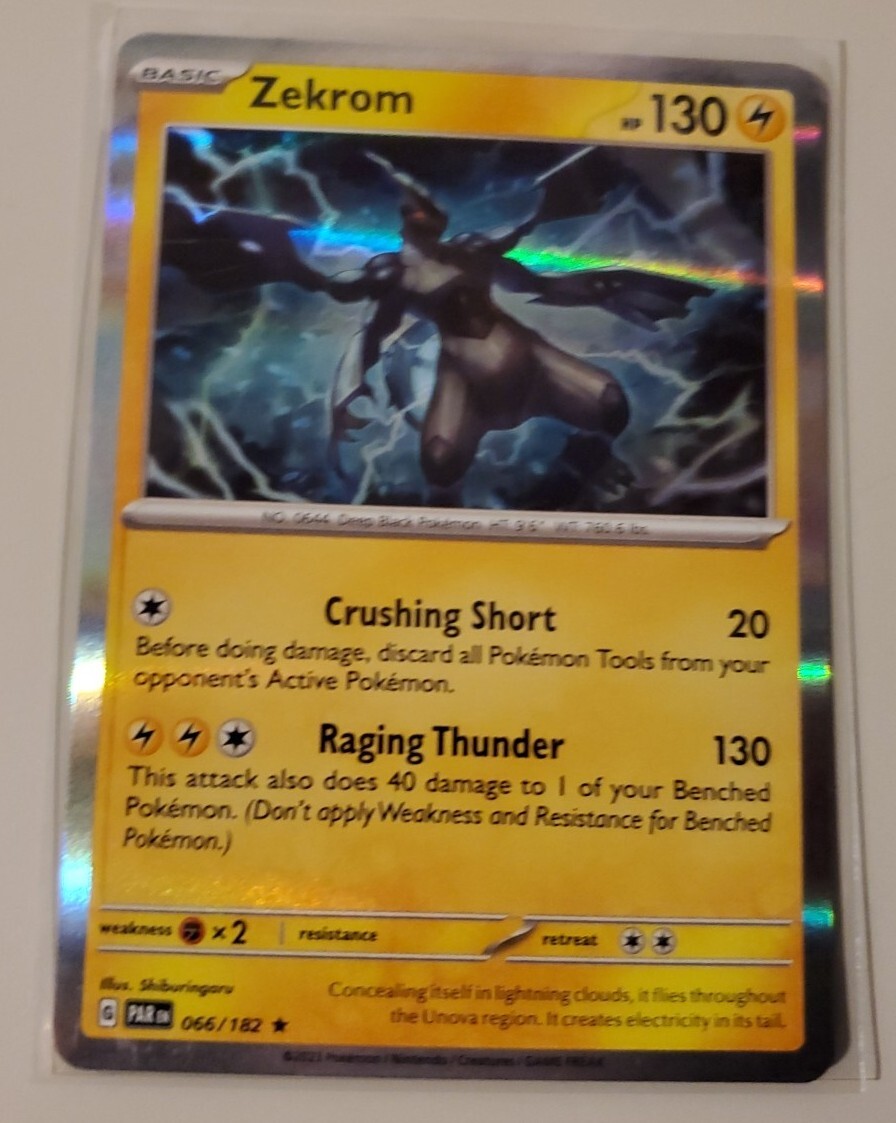 Zekrom Holo Rare 066/182 Paradox Rift Card NM | eBay