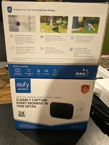 eufy SoloCam C210 Wireless Security Cameras 2K Outdoor Cam 2.4GHz WiFi (2-Pack)